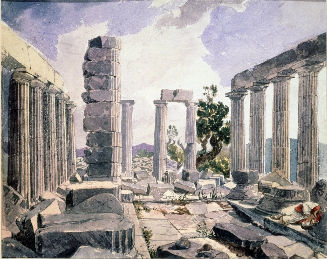 Veduta del Tempio di Apollo Epicurio a Bassae